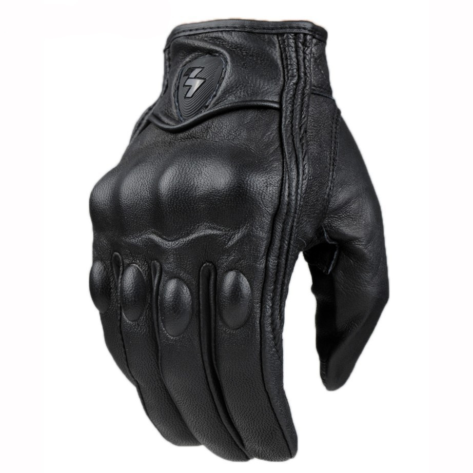 Motorcycle Gear Full Set - 2025Motosiklet Eldiven Keçi Derisi Deri Dokunmatik