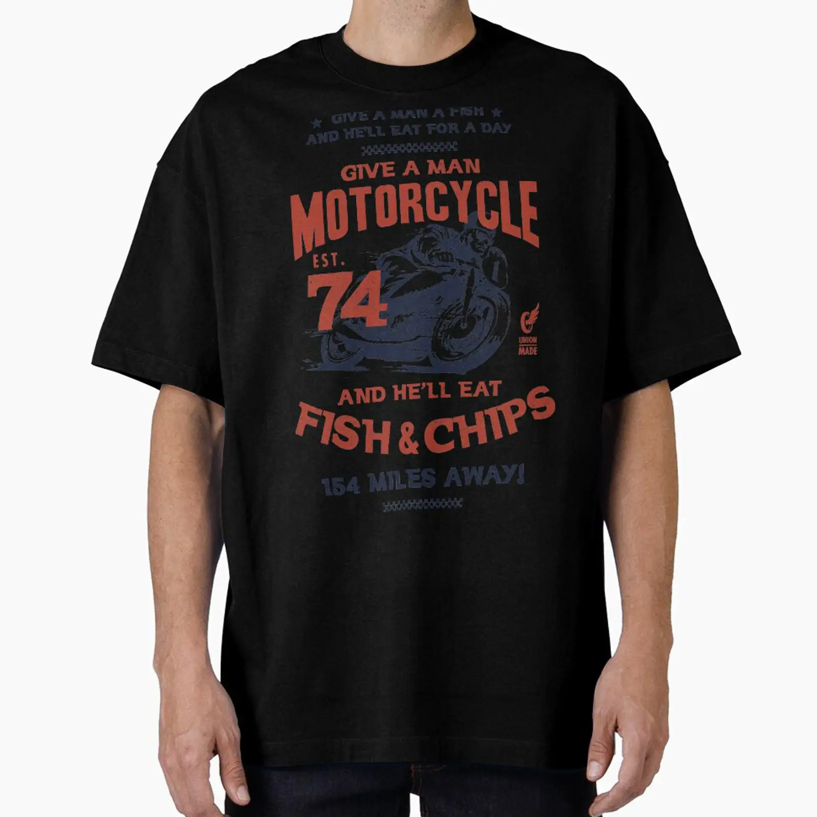 Motorcycle Gear Wash - Fish and Chips marka motosiklet tasarımı,