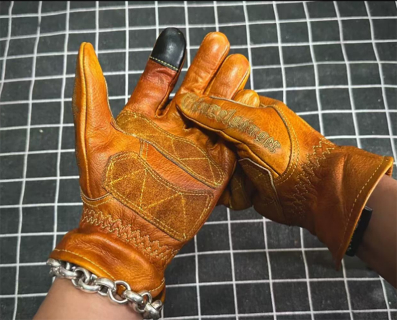 Motorcycle Gear Full Set - El yapımı Hakiki Deri Retro motosiklet