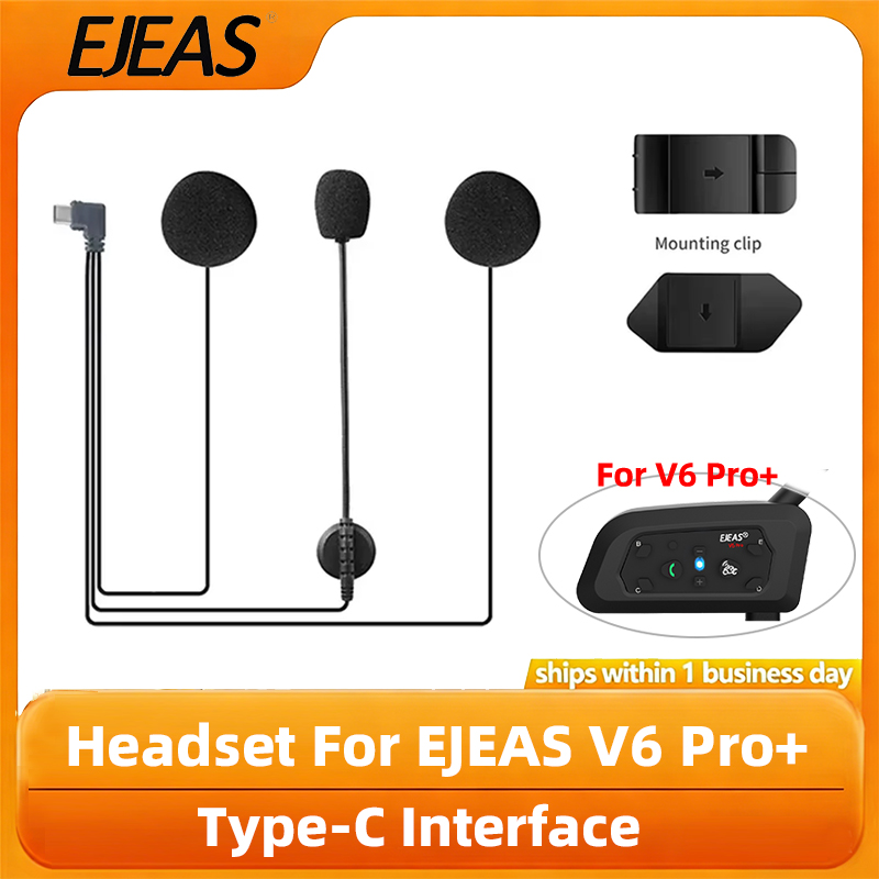 Intercom Headset Helmet - EJEAS V6 PRO+ için orijinal kulaklık