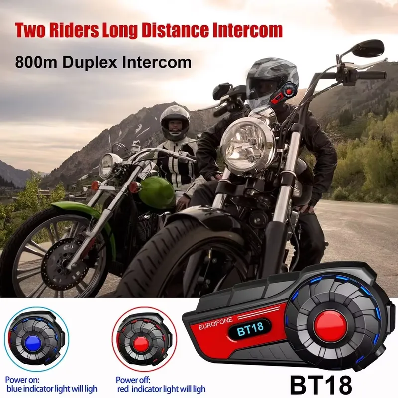 BT18 Motosiklet Kask İnterkomu - Intercom Headset Helmet incelemesi ve fiyatı