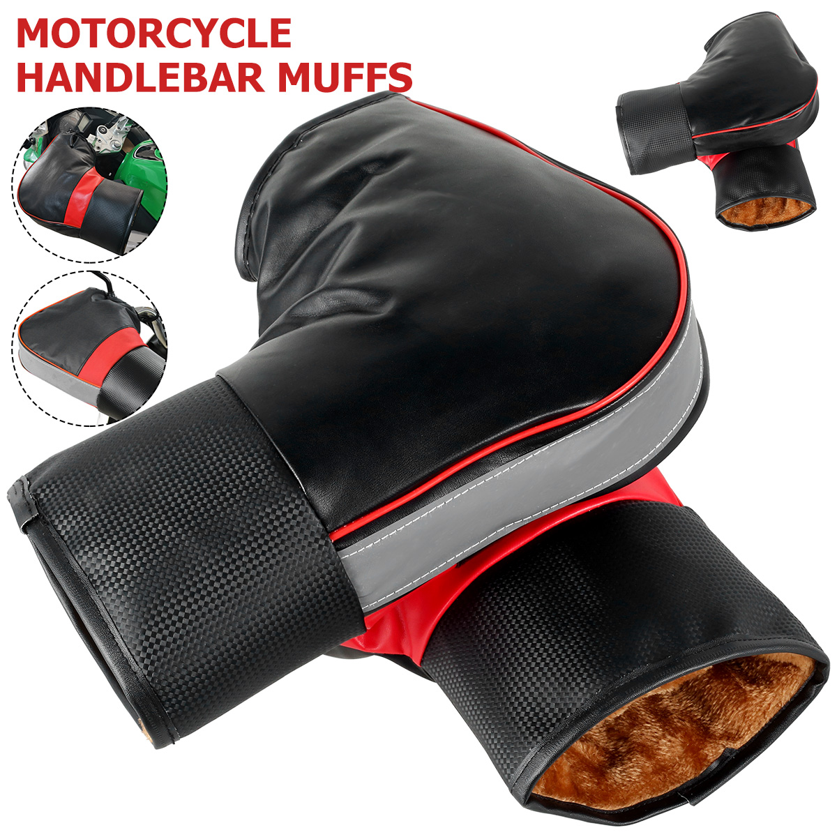 1 çift motosiklet gidonu Muffs - Motorcycle Gear For Winter incelemesi ve fiyatı
