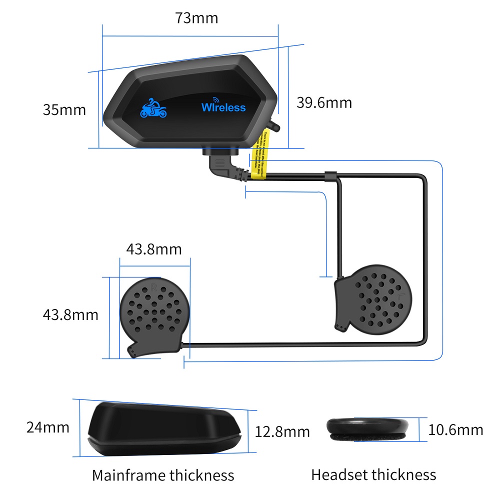 Motosiklet interkom kask kulak - Intercom Headset Helmet incelemesi ve fiyatı