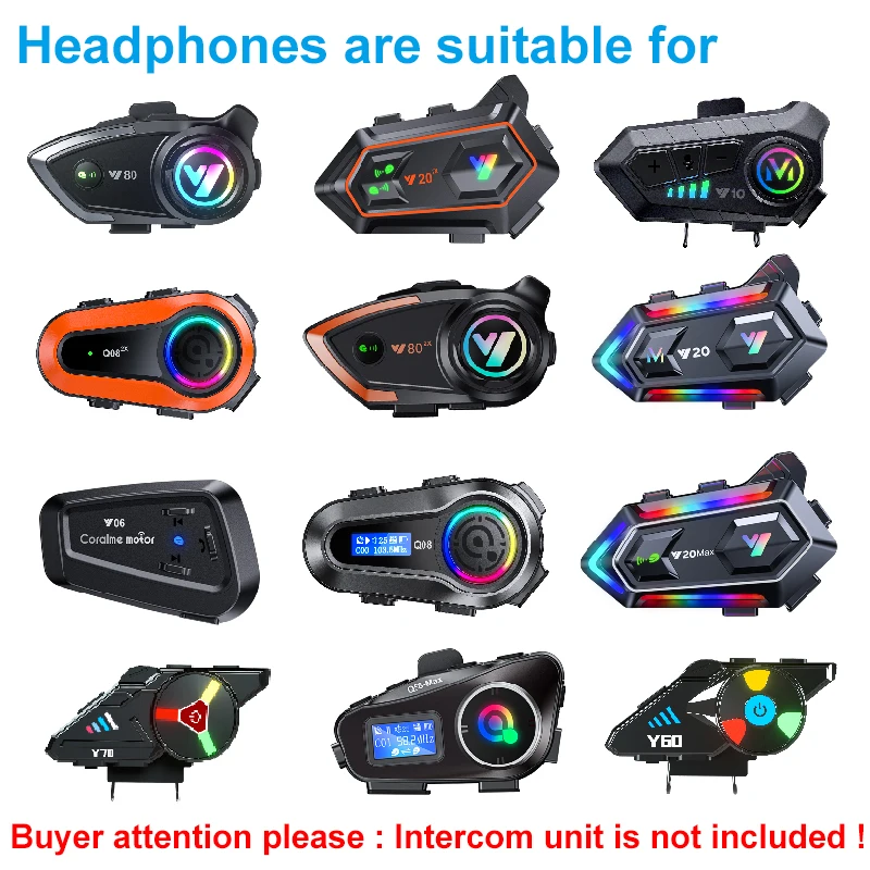 Kulaklık Y10/Y10-2x/Y20/Y20-2x - Intercom Headset Helmet incelemesi ve fiyatı